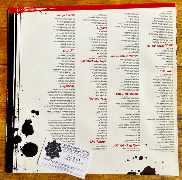Lucero - Nobody's Darlings (LP, Album, Ltd, 180) (Very Good Plus (VG+)) - Image 4