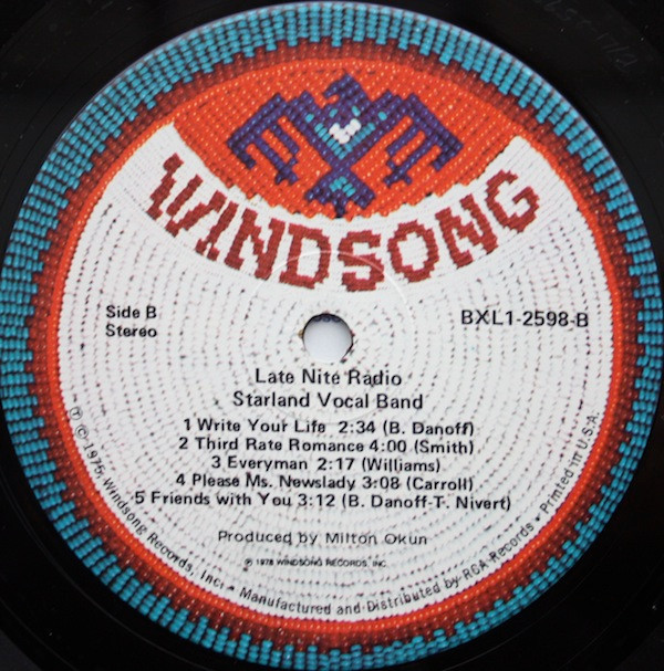 Starland Vocal Band - Late Nite Radio (LP) (Mint (M)) - Image 5