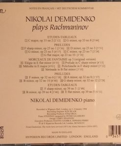 Alternative view of Nikolai Demidenko Plays Sergei Vasilyevich Rachmaninoff - Morceaux, Preludes, Etudes-Tableaux (CD, Album, RE) (Near Mint (NM or M-))
