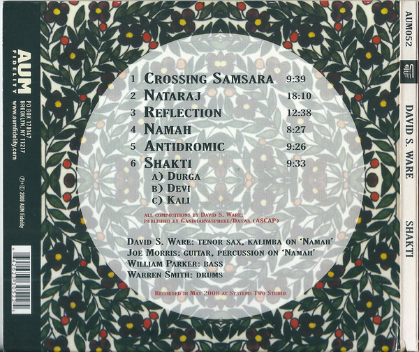 David S. Ware - Shakti (CD, Album) (Near Mint (NM or M-)) - Image 2