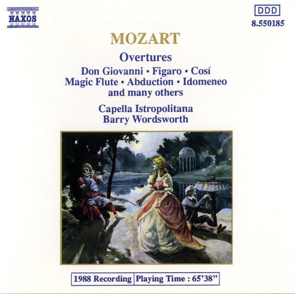 Wolfgang Amadeus Mozart - Capella Istropolitana, Barry Wordsworth - Overtures (CD, Album) (Near Mint (NM or M-))