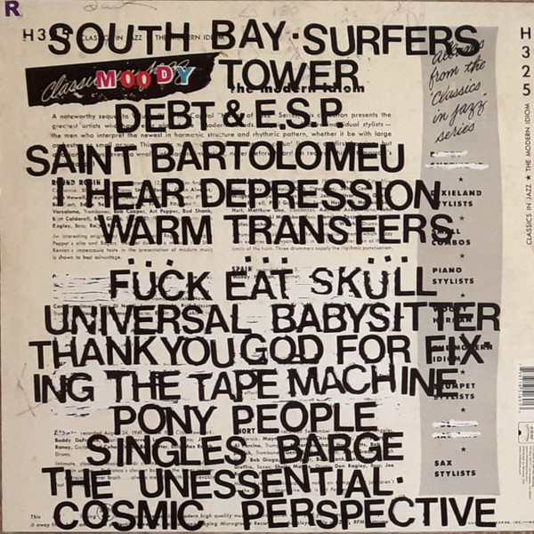The Intelligence* - Fake Surfers (LP, Album) (Very Good Plus (VG+)) - Image 2