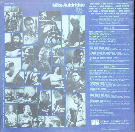 Mike Auldridge - Blues And Blue Grass (LP, Album) (Very Good Plus (VG+)) - Image 2