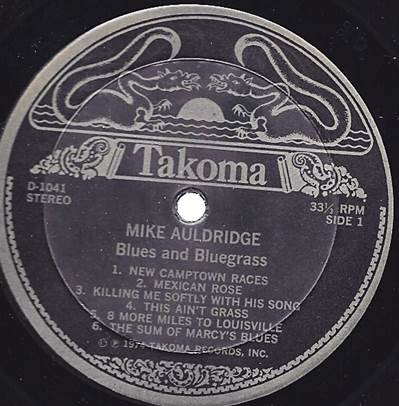 Mike Auldridge - Blues And Blue Grass (LP, Album) (Very Good Plus (VG+)) - Image 3