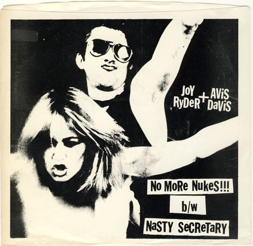 Joy Ryder + Avis Davis - No More Nukes / Nasty Secretary (7") (Near Mint (NM or M-))