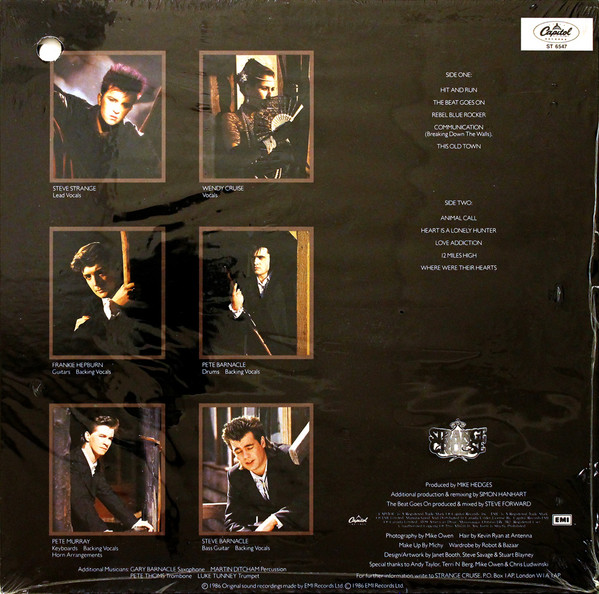 Strange Cruise - Strange Cruise (LP, Album) (Mint (M)) - Image 2
