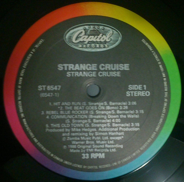 Strange Cruise - Strange Cruise (LP, Album) (Mint (M)) - Image 3