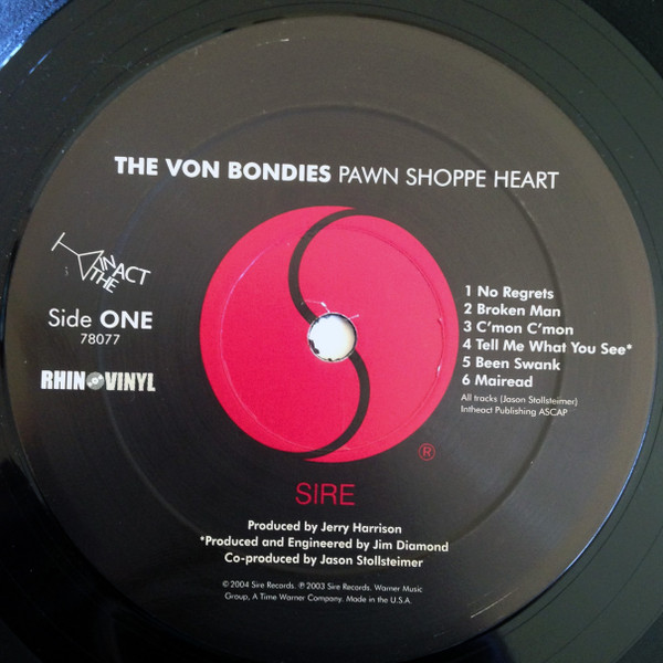 The Von Bondies - Pawn Shoppe Heart (LP, Album) (Very Good Plus (VG+)) - Image 5