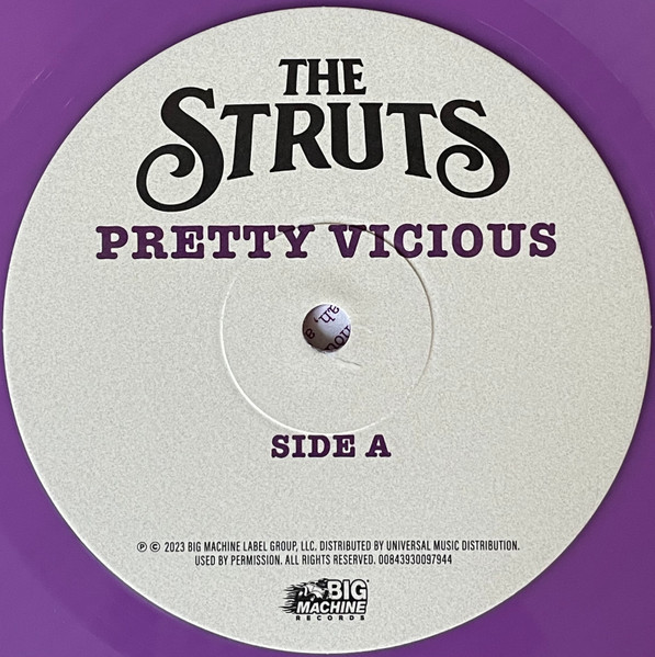 The Struts (3) - Pretty Vicious (LP, Album, Pur) (Very Good Plus (VG+)) - Image 4