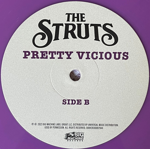 The Struts (3) - Pretty Vicious (LP, Album, Pur) (Very Good Plus (VG+)) - Image 5