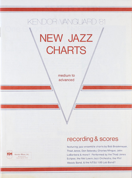 The Thad Jones Eclipse*, The Mel Lewis Jazz Orchestra, The Phil Woods Band*, The NTSU 1:00 Lab Band* - Kendor Vanguard '81: New Jazz Charts (Medium To Advanced) (LP, Promo, Smplr) (Mint (M)) - Image 3