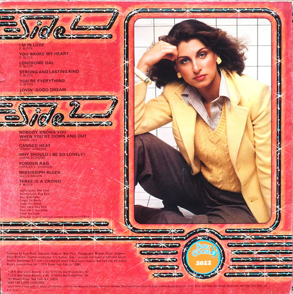 Rory Block - I'm In Love (LP, Album) (Very Good (VG)) - Image 2