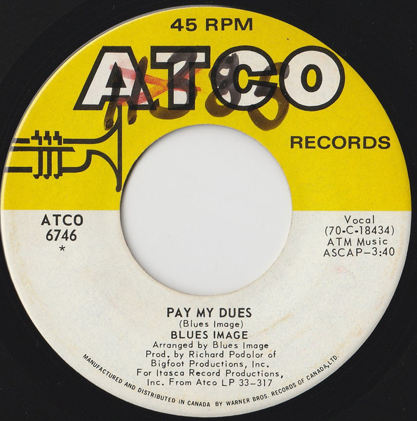 Blues Image - Ride Captain Ride / Pay My Dues (7", Single) (Near Mint (NM or M-)) - Image 2