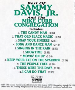 Alternative view of Sammy Davis, Jr.* And The Mike Curb Congregation* - Best Of Sammy Davis, Jr. And The Mike Curb Congregation (CD, Comp) (Mint (M))