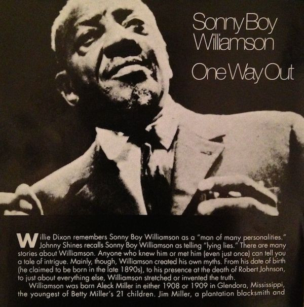 Sonny Boy Williamson (2) - One Way Out (CD, Comp, RE) (Near Mint (NM or M-)) - Image 2