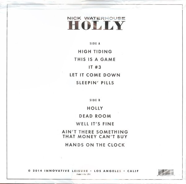 Nick Waterhouse (2) - Holly (LP, Album) (Very Good Plus (VG+)) - Image 2