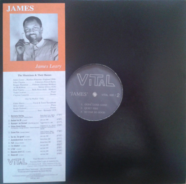 James Leary - James (2xLP, Album) (Very Good Plus (VG+))