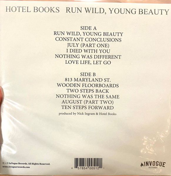 Hotel Books - Run Wild, Young Beauty (LP, Por) (Near Mint (NM or M-)) - Image 3