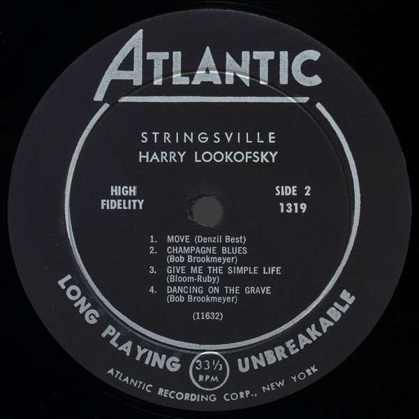 Harry Lookofsky - Stringsville (LP, Album, Mono) (Very Good (VG)) - Image 4