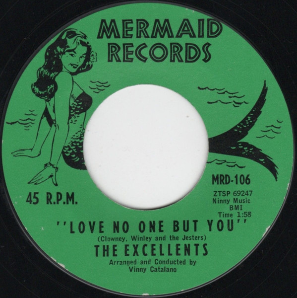 The Excellents - When The Red, Red Robbin, Comes Bob, Bob, Bobbin Along / Love No One But You (7") (Near Mint (NM or M-)) - Image 2
