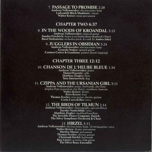 Andreas Vollenweider - Book Of Roses (Sixteen Episodes / Four Chapters) (CD, Album) (Near Mint (NM or M-)) - Image 3