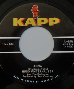 Hugo Winterhalter Orchestra - Anna (7", Single) (Near Mint (NM or M-))