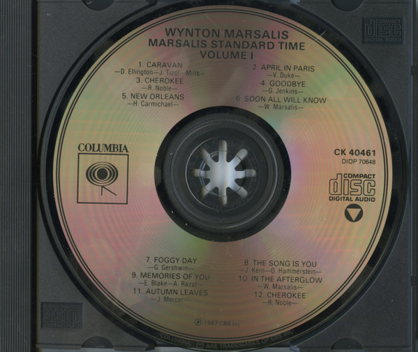Wynton Marsalis - Marsalis Standard Time Volume 1 (CD, Album) (Near Mint (NM or M-)) - Image 3