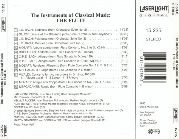 Various - The Flute (CD, Comp) (Near Mint (NM or M-)) - Image 2