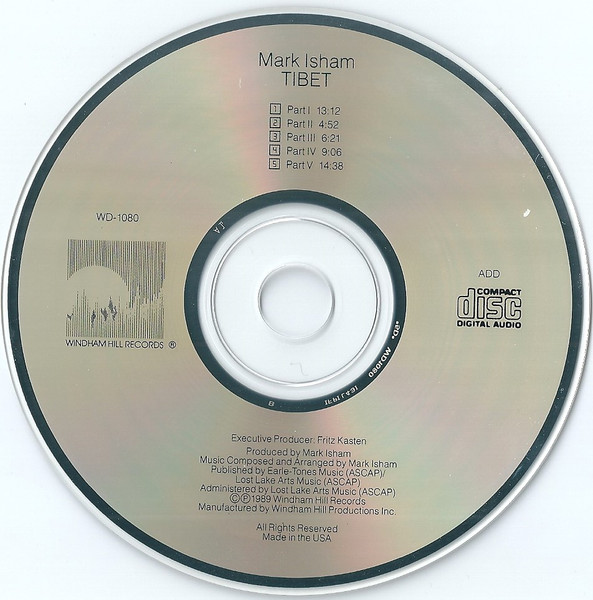 Mark Isham - Tibet (CD, Album, RE) (Near Mint (NM or M-)) - Image 3