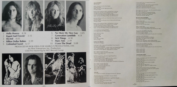 Alice Cooper - Billion Dollar Babies (CD, Album, RE) (Near Mint (NM or M-)) - Image 4