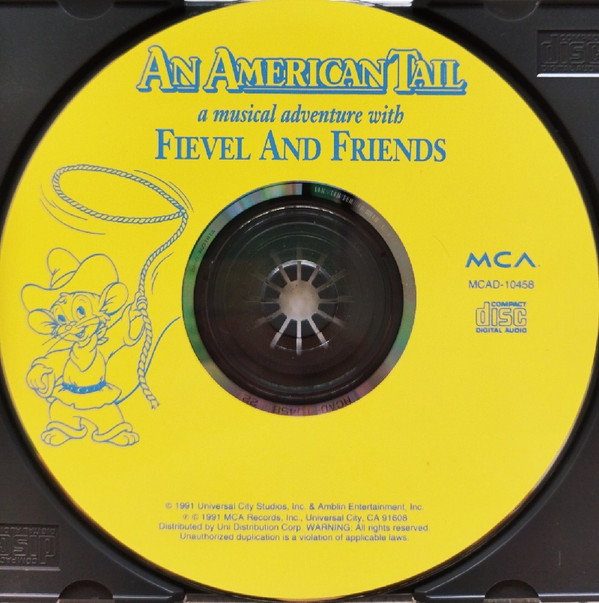 James Horner - An American Tail: A Musical Adventure With Fievel And Friends (CD, Album) (Near Mint (NM or M-)) - Image 3