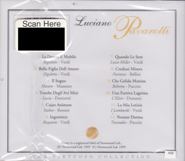 Luciano Pavarotti - Essential Opera Highlights (CD, Comp) (Near Mint (NM or M-)) - Image 2