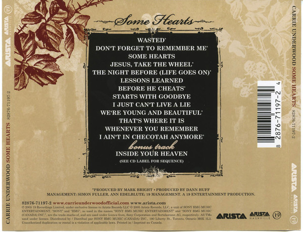Carrie Underwood - Some Hearts (CD, Album) (Near Mint (NM or M-)) - Image 3