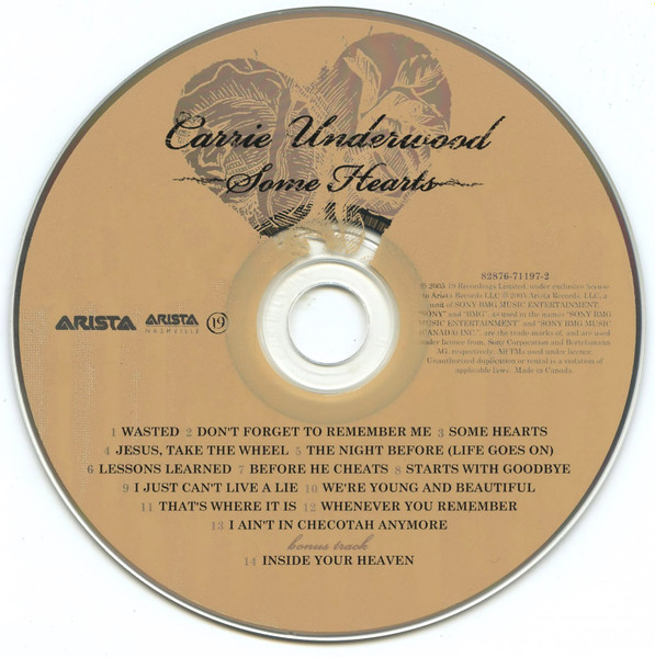 Carrie Underwood - Some Hearts (CD, Album) (Near Mint (NM or M-)) - Image 4