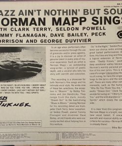Alternative view of Norman Mapp Sings With Clark Terry, Seldon Powell - Jazz Ain't Nothin' But Soul (LP, Album) (Very Good Plus (VG+))