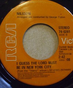 Alternative view of Harry Nilsson - Maybe / I Guess The Lord Must Be In New York City (7", Single) (Near Mint (NM or M-))