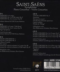 Alternative view of Saint-Saëns* - Symphonies - Piano Concertos - Violin Concertos (6xCD + Box, Comp) (Near Mint (NM or M-))