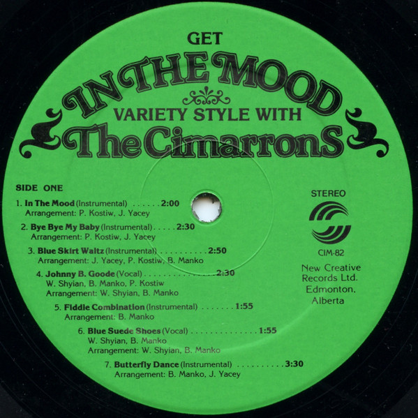 The Cimarrons (4) - Get In The Mood Variety Style With... (LP, Album) (Mint (M)) - Image 3