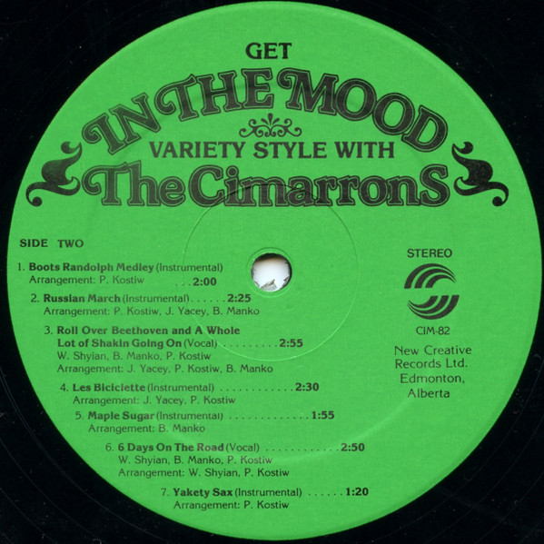 The Cimarrons (4) - Get In The Mood Variety Style With... (LP, Album) (Mint (M)) - Image 4