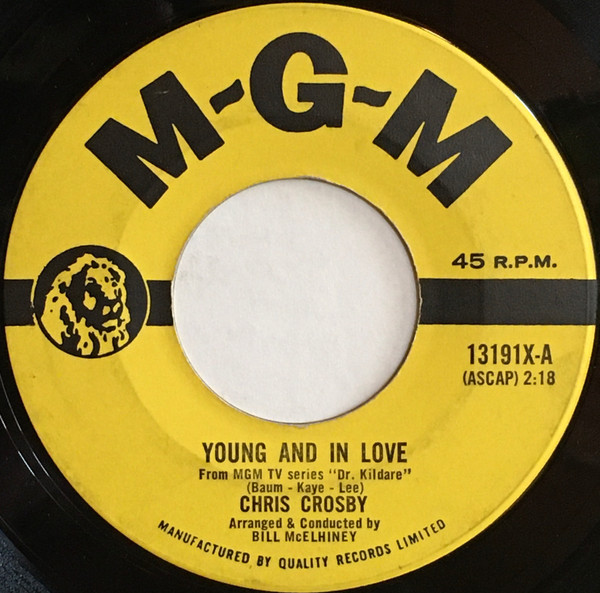 Chris Crosby - Young And In Love (7") (Near Mint (NM or M-))