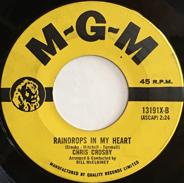 Chris Crosby - Young And In Love (7") (Near Mint (NM or M-)) - Image 2