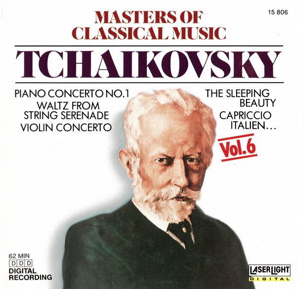 Pyotr Ilyich Tchaikovsky - Masters Of Classical Music, Vol.6 • Peter Tchaikovsky (CD, Comp) (Near Mint (NM or M-))