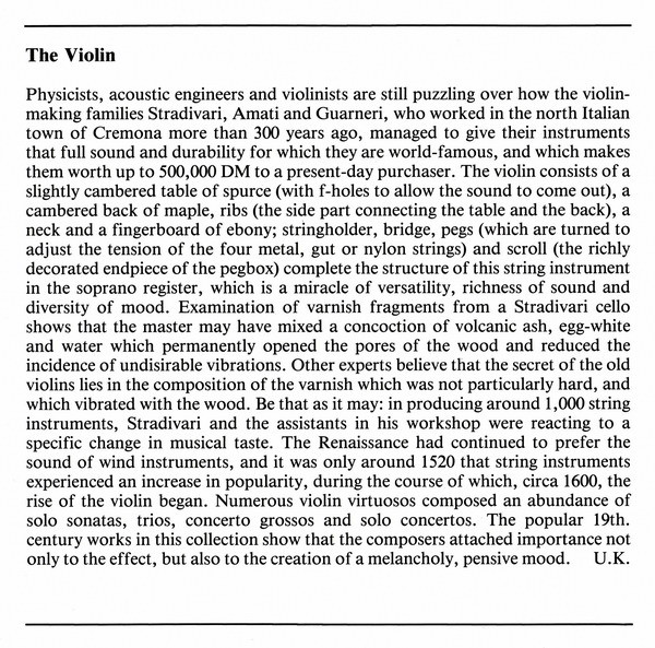 Various - The Violin (CD, Comp) (Near Mint (NM or M-)) - Image 2