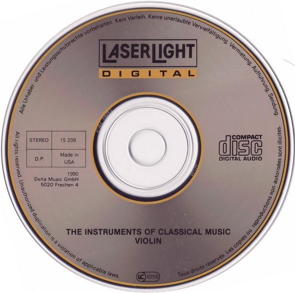 Various - The Violin (CD, Comp) (Near Mint (NM or M-)) - Image 4