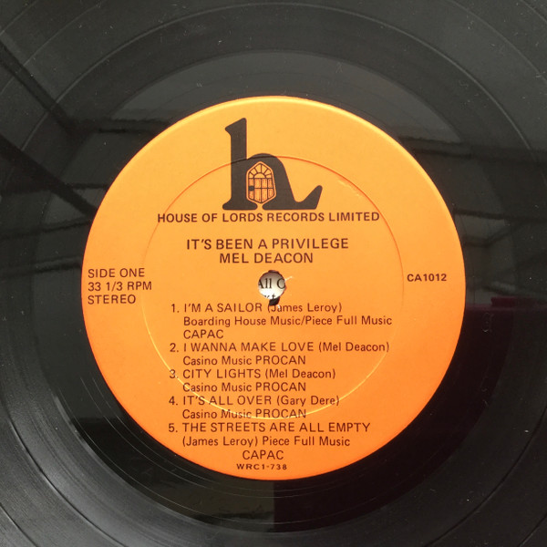 Mel Deacon - It's Been A Privilege (LP, Album) (Mint (M)) - Image 5