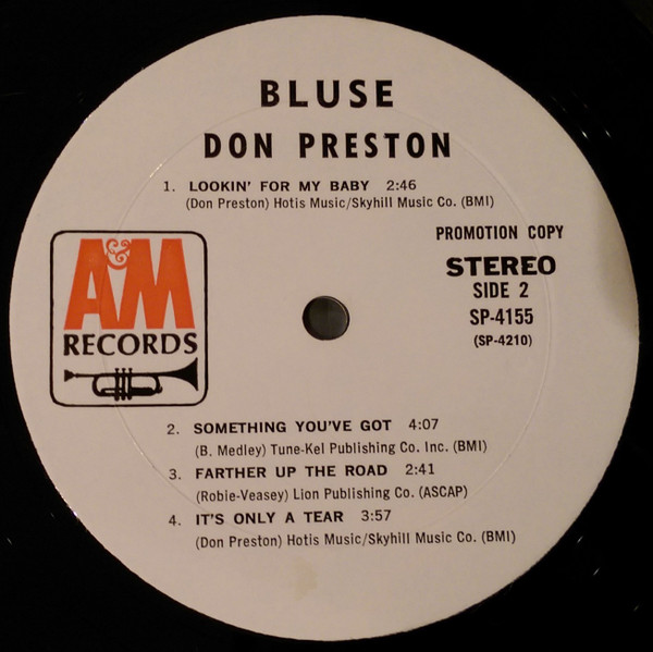 Don Preston (2) - Bluse (LP, Album, Promo) (Mint (M)) - Image 4