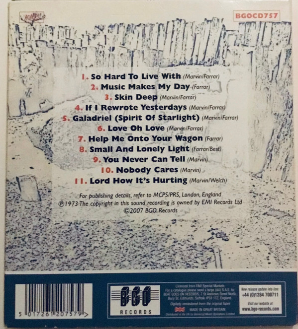 Hank Marvin, John Farrar - Hank Marvin & John Farrar (CD, Album, RE) (Near Mint (NM or M-)) - Image 2