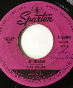 Cliff Richard - "D In Love" (7", Single) (Very Good Plus (VG+))