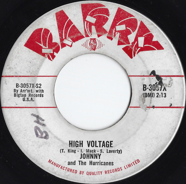 Johnny And The Hurricanes - High Voltage / Old Smokie (7", Single) (Near Mint (NM or M-))
