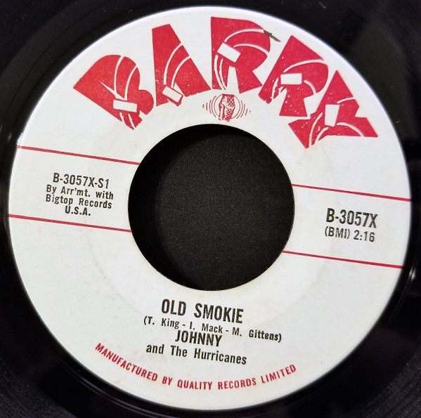 Johnny And The Hurricanes - High Voltage / Old Smokie (7", Single) (Near Mint (NM or M-)) - Image 2